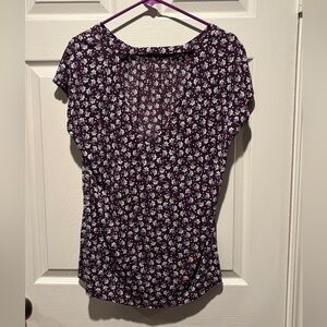 LOFT FLORAL BLOUSE